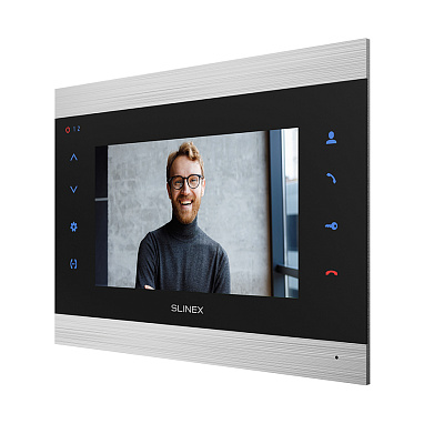 картинка Slinex SL-07N Cloud цвет серебро + чёрный. 7" Домофон с переадресацией вызова на смартфон от компании Intant